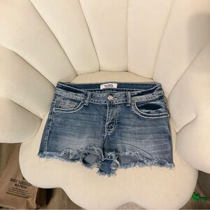McBling Denim Cutoff Shorts